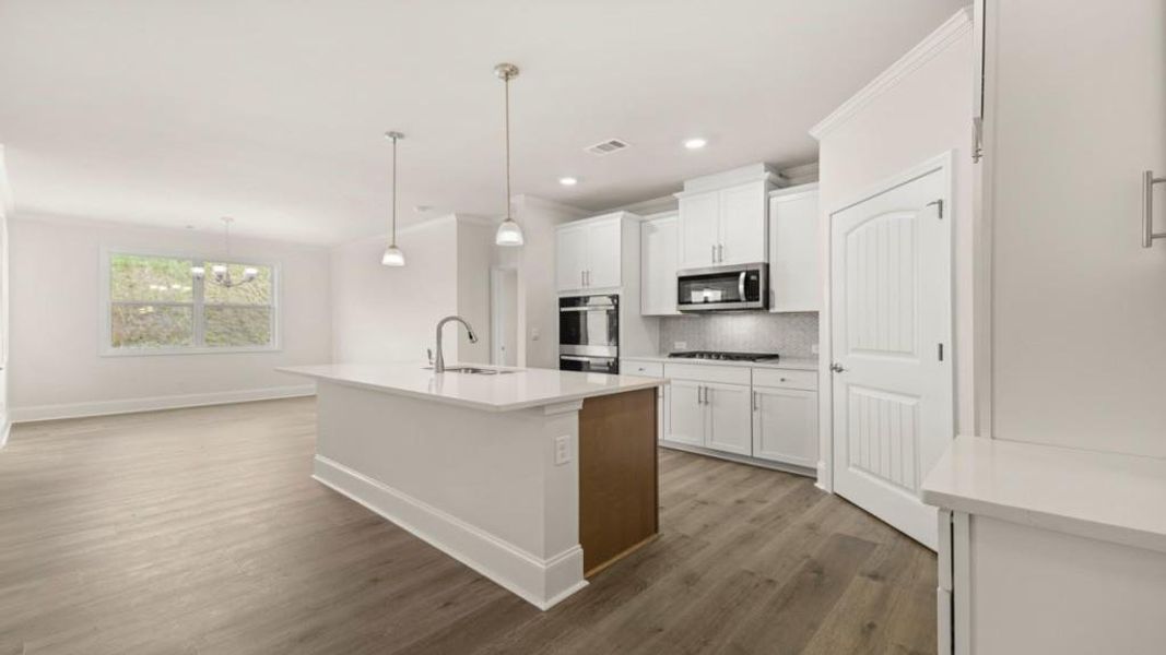 Furnished interior view inside a new home in Hamptons at Riverwood North, Dallas (Image 7).