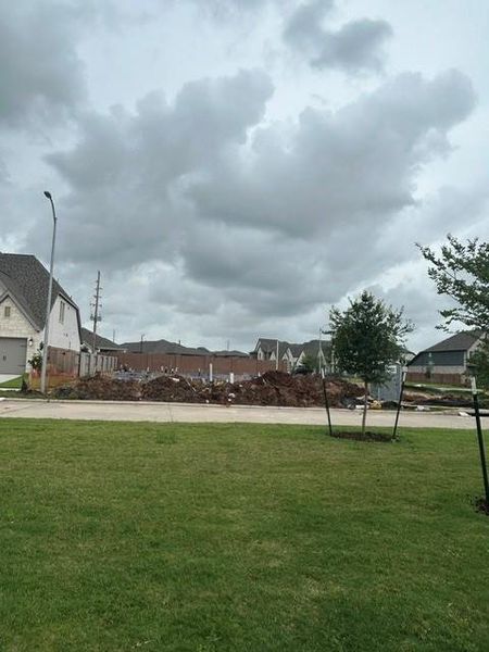 Construction underway for this fabulous one story.  Corner lot on a small cul-de-sac is a bonus.