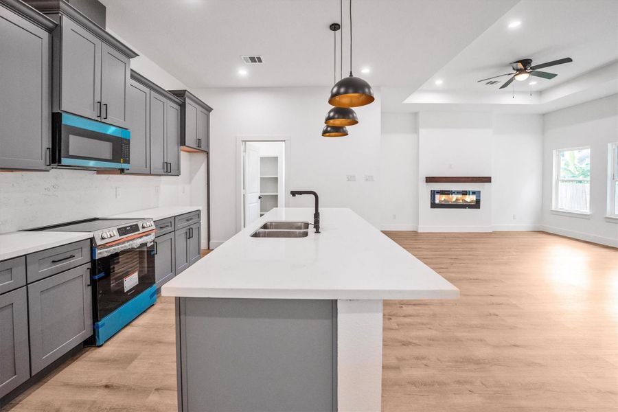 Furnished interior view inside a new home in , Montgomery (Image 18). Furnished interior view inside a new home in , Montgomery (Image 18).