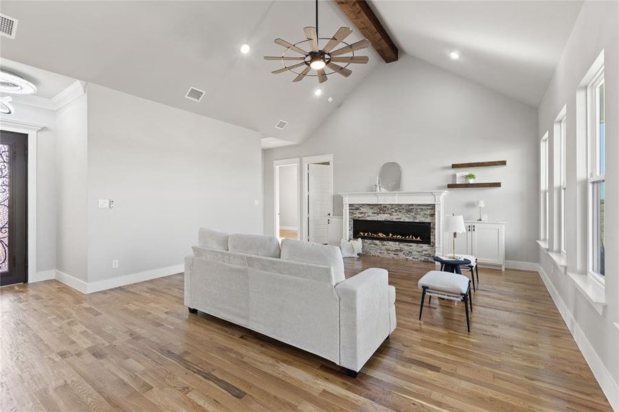 Furnished interior view inside a new home in , Palmer (Image 8).