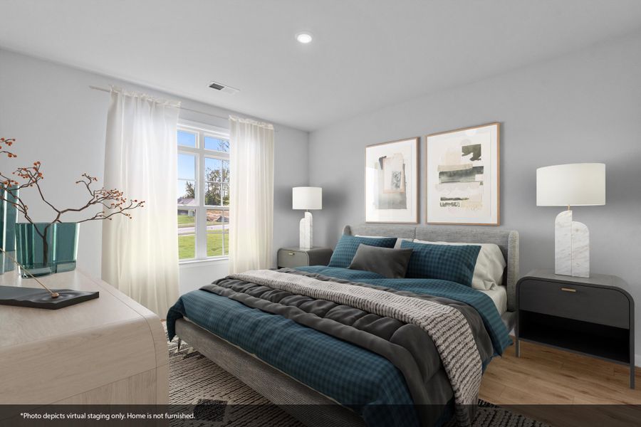 Furnished interior view inside a new home in Fieldstone, Lexington (Image 11).