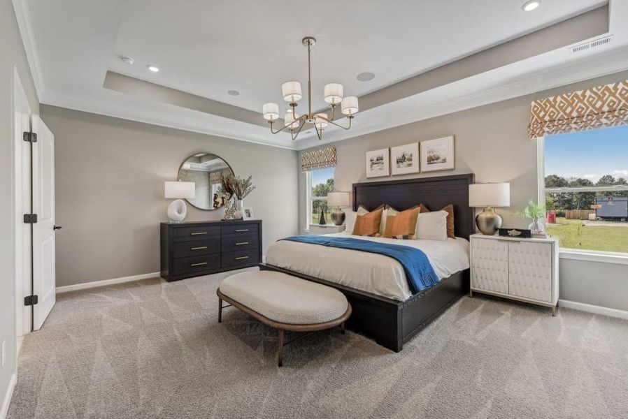 Furnished interior view inside a new home in Jones Ridge, Dallas (Image 16).