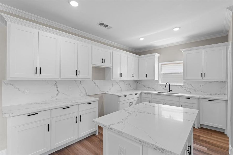 Furnished interior view inside a new home in , Dallas (Image 4).