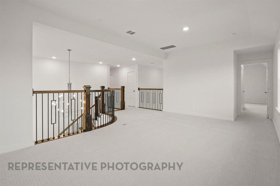 Spacious, unfurnished interior of a new home in Mosaic: 60ft. lots, Celina (Image 15).