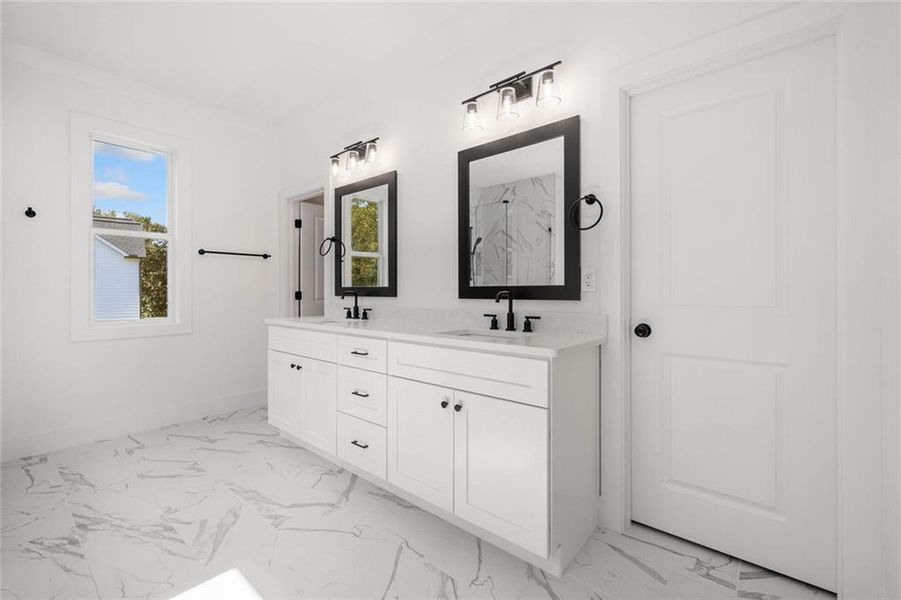 Furnished interior view inside a new home in , Marietta (Image 9).