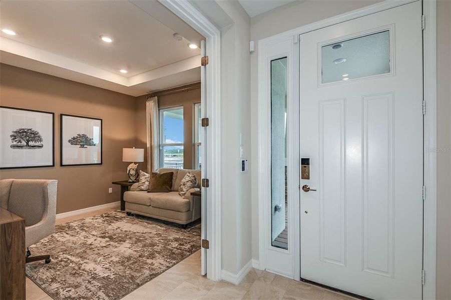 Furnished interior view inside a new home in Timber Ridge, Plant City (Image 14). Furnished interior view inside a new home in Timber Ridge, Plant City (Image 14).