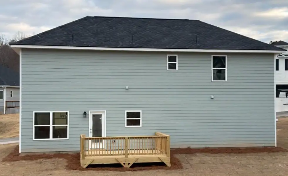 Exterior details and patio area of a home in Habersham Meadows, Demorest (Image 3).