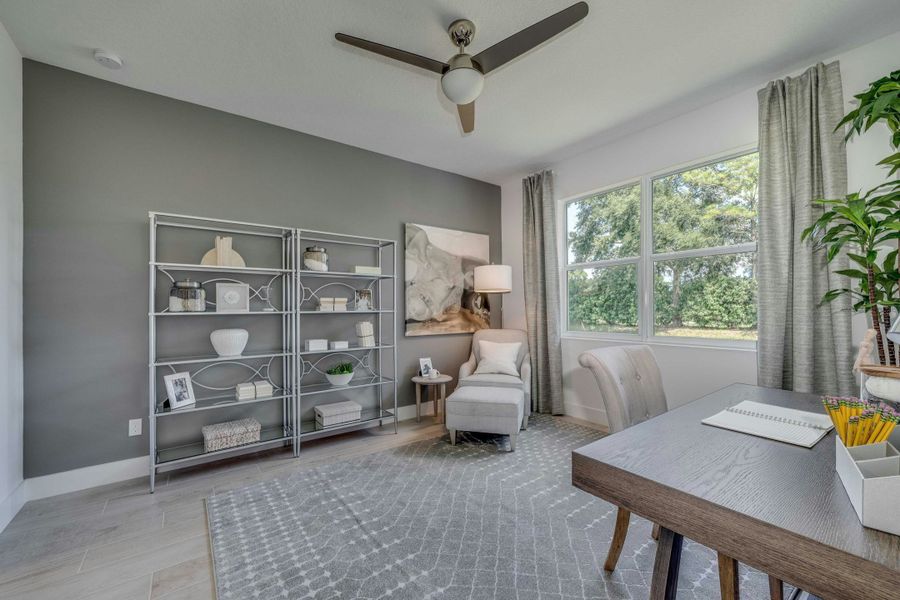 Representative furnished interior of a home built from the Tavvo by GHO Homes in Bent Pine Preserve, Vero Beach (Image 4).