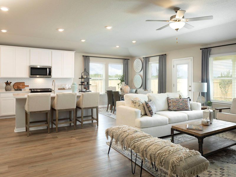 Photo is not of the actual home, but is an inspirational photo of builder’s model home and may depict options, furnishings, and/or decorator features that are not included