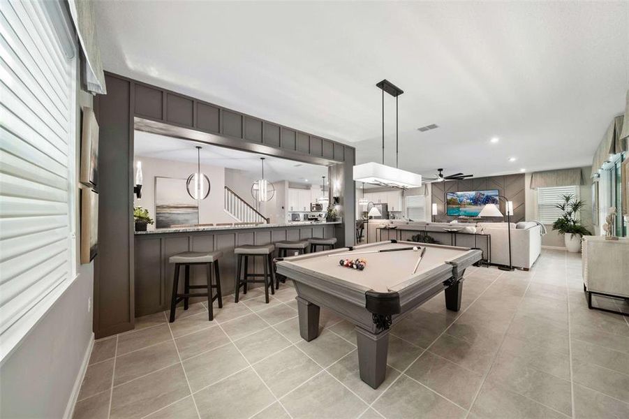 Furnished interior view inside a new home in , Kissimmee (Image 32).