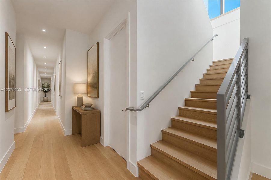Stairwell. UNA Residences Brickell. One or more photos have been virtually staged. Stairwell. UNA Residences Brickell. One or more photos have been virtually staged.