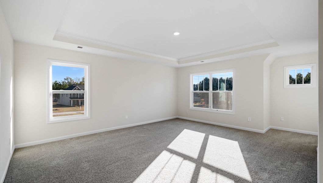 Representative unfurnished interior of a home built from the LONDON by D.R. Horton in Adams Glen, Greenville (Image 35).