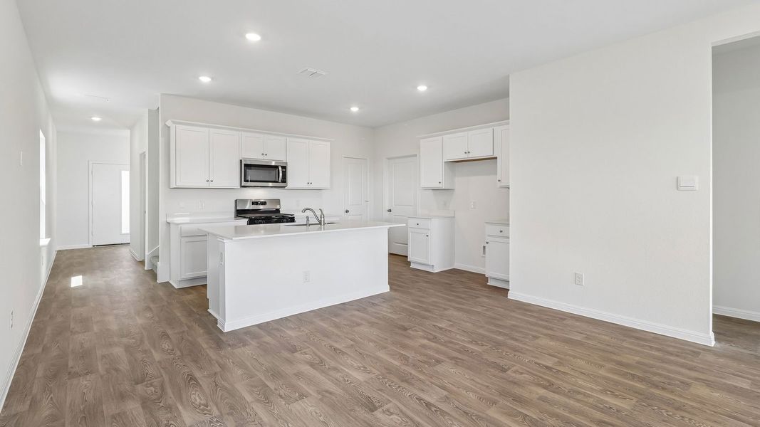 Furnished interior view inside a new home in Southgrove, Kyle (Image 10).