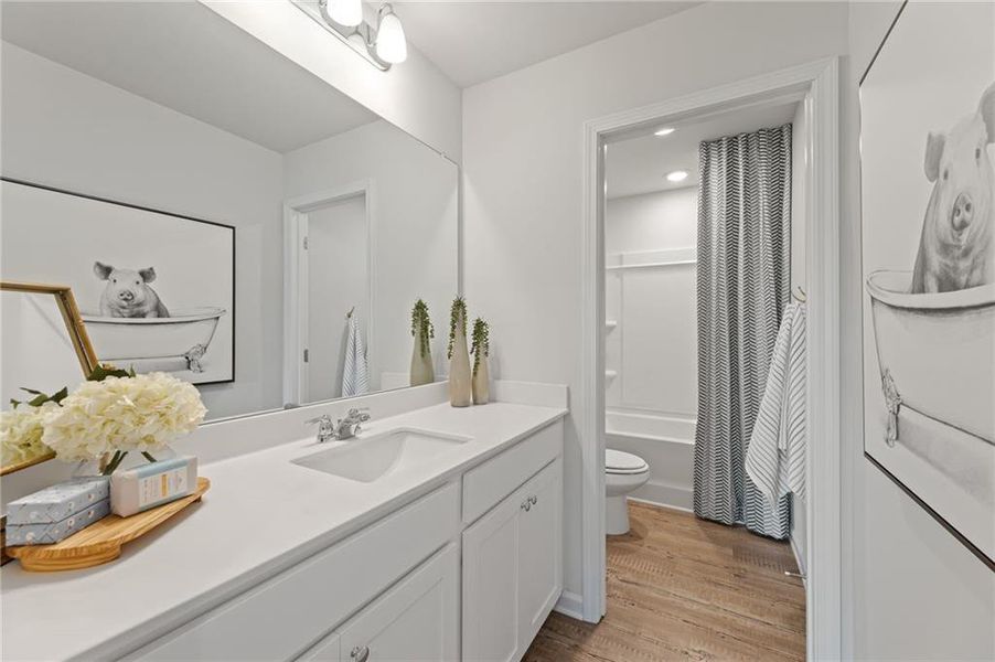 Furnished interior view inside a new home in Union Heights, Flowery Branch (Image 15).