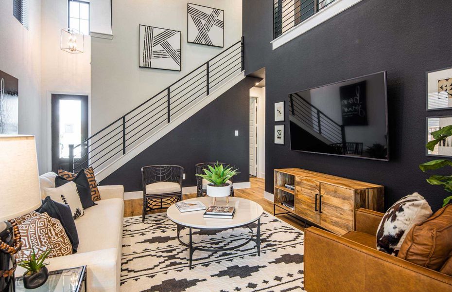 Representative Family Room - some options shown