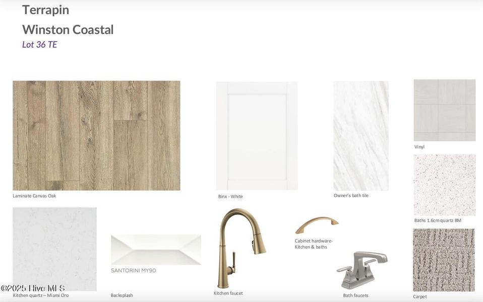 Sample of building materials used in homes in Terrapin, Leland (Image 56).