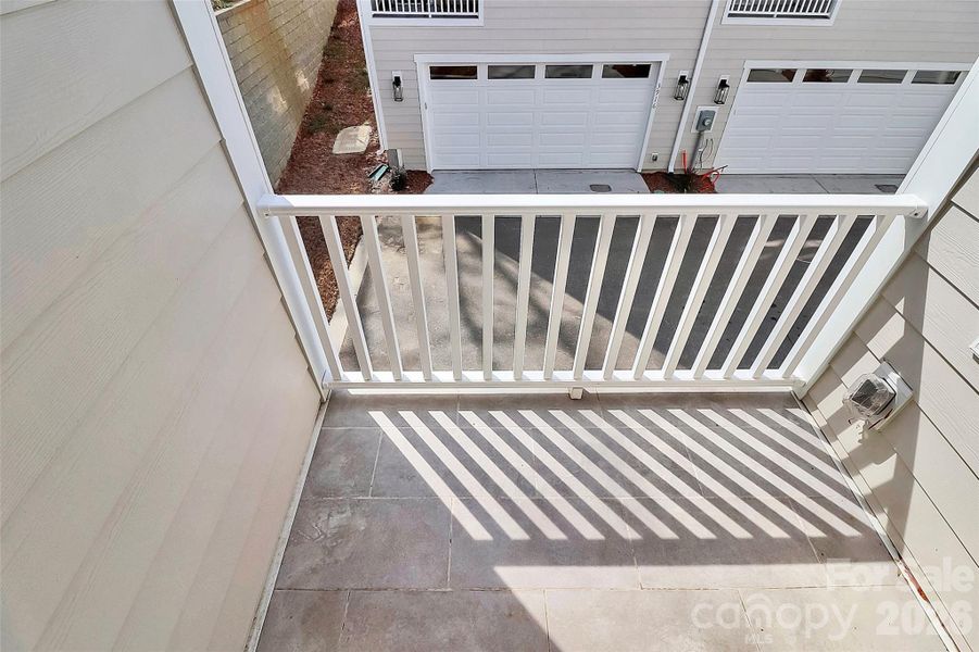 Exterior details and patio area of a home in , Charlotte (Image 27).