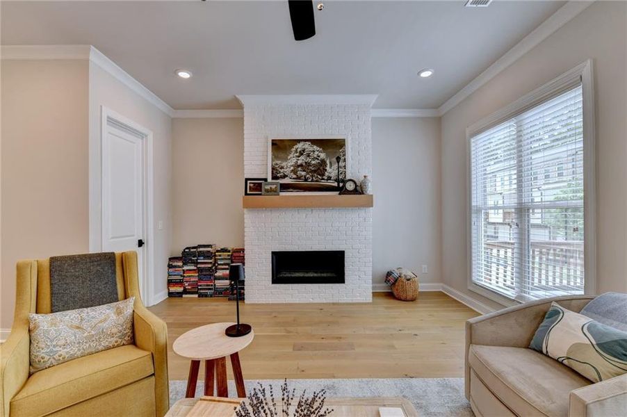 Furnished interior view inside a new home in , Alpharetta (Image 57).