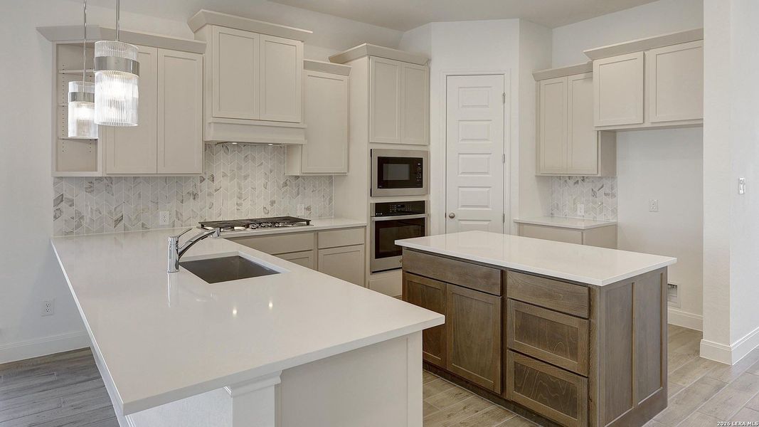 Furnished interior view inside a new home in Kallison Ranch, San Antonio (Image 13). Furnished interior view inside a new home in Kallison Ranch, San Antonio (Image 13).