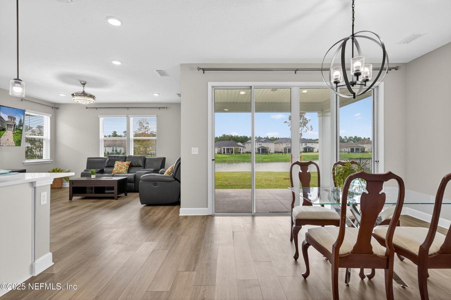 Furnished interior view inside a new home in , St. Augustine (Image 9).