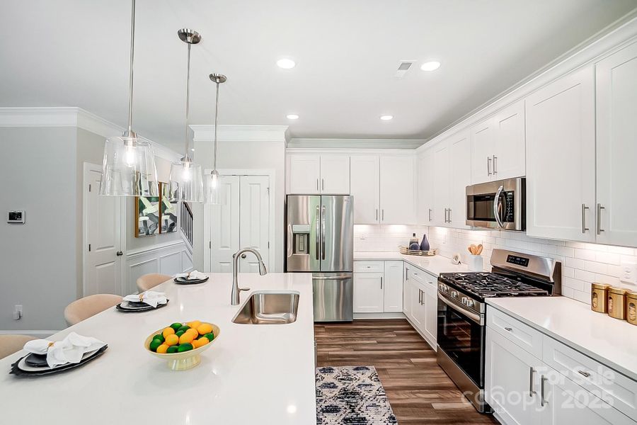 Furnished interior view inside a new home in Grier Meadows, Charlotte (Image 20).