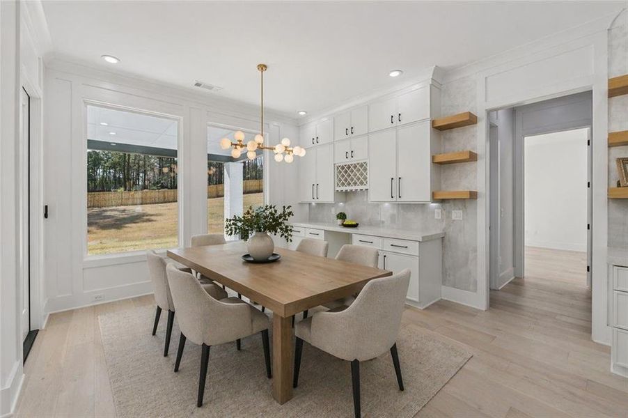 Furnished interior view inside a new home in , Grayson (Image 31).