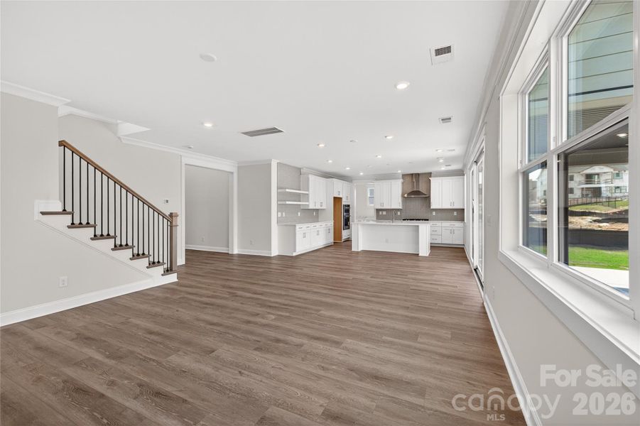 Spacious, unfurnished interior of a new home in Windell Woods, Tega Cay (Image 13). Spacious, unfurnished interior of a new home in Windell Woods, Tega Cay (Image 13).