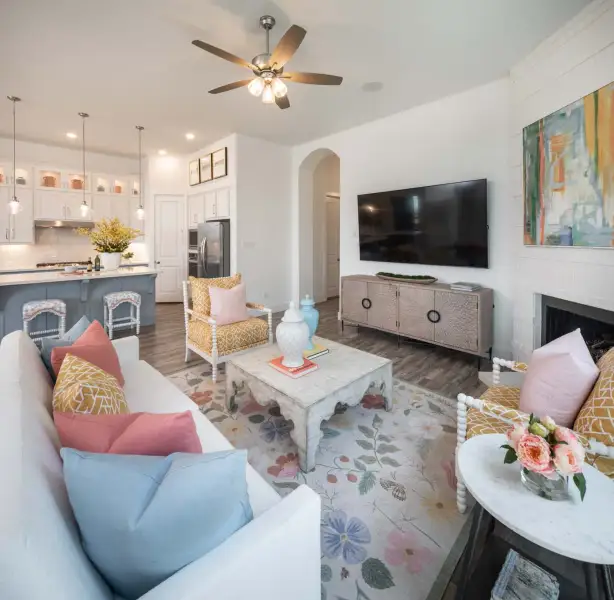 Representative Family Room - some options shown
