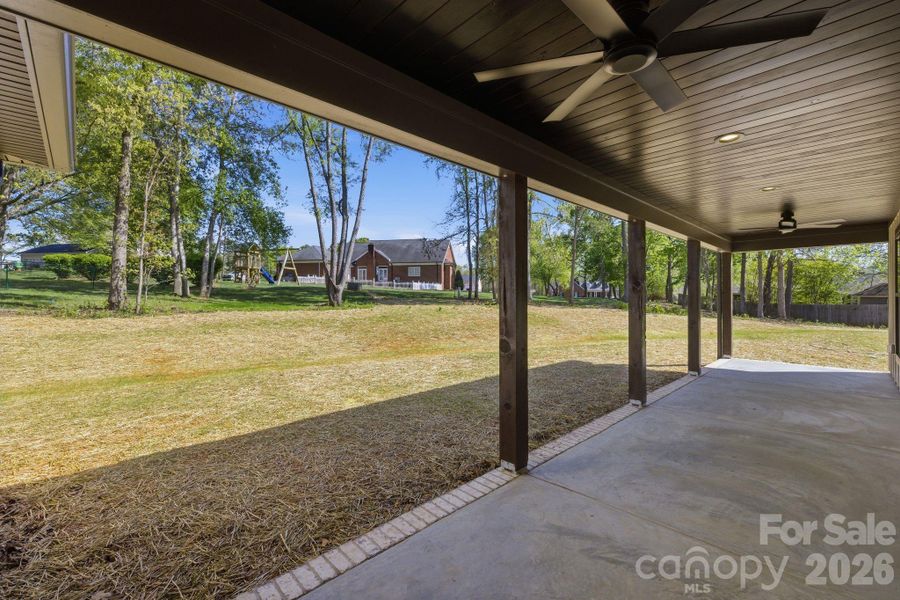 Tongue-and-groove yellow pine beaded wood ceiling detail