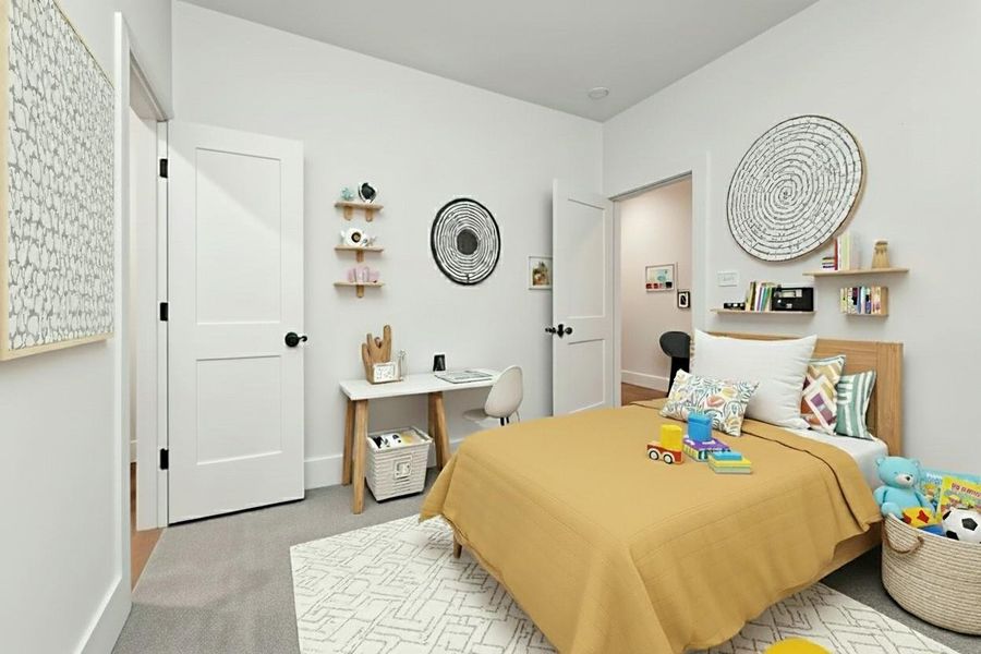 Furnished interior view inside a new home in , Houston (Image 12).