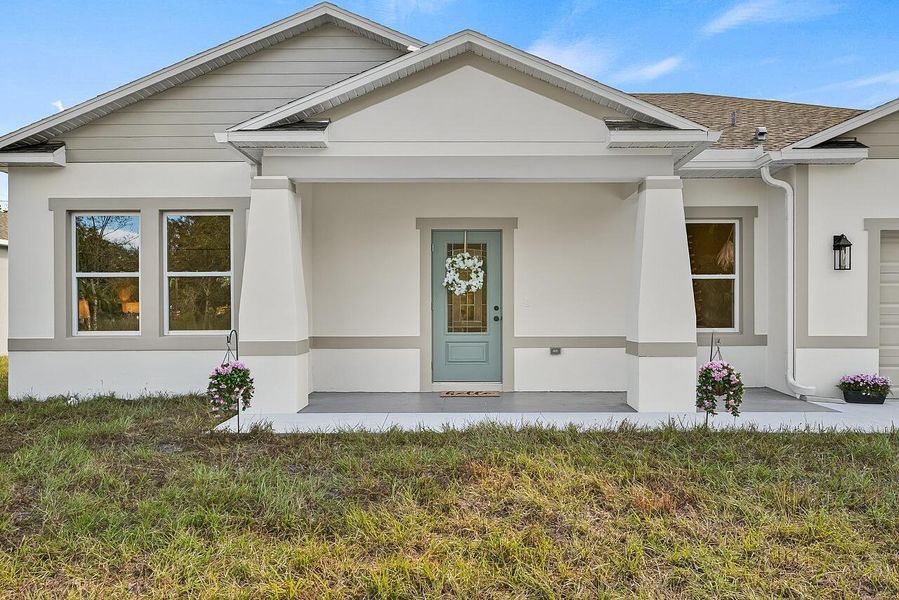 Exterior details and patio area of a home in , Vero Beach (Image 25). Exterior details and patio area of a home in , Vero Beach (Image 25).