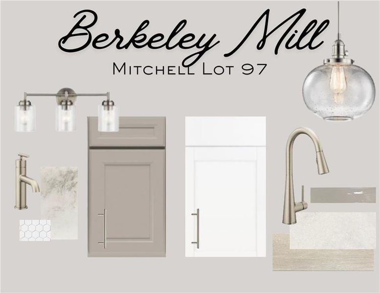 Sample of building materials used in homes in Berkeley Mill, Cumming (Image 19).