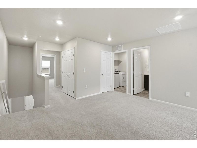 Spacious, unfurnished interior of a new home in Poudre Heights: The Meadow Collection, Windsor (Image 14).