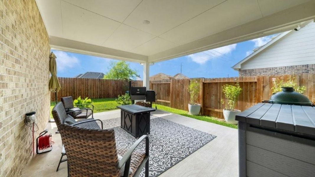 Furnished interior view inside a new home in , League City (Image 7).