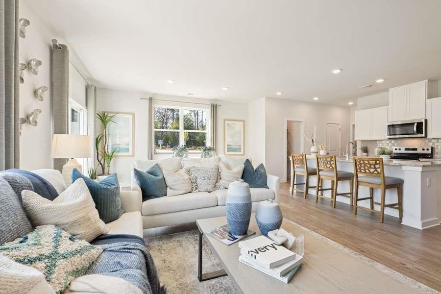 Furnished interior view inside a new home in Azalea Square Townhomes, Lawrenceville (Image 19).