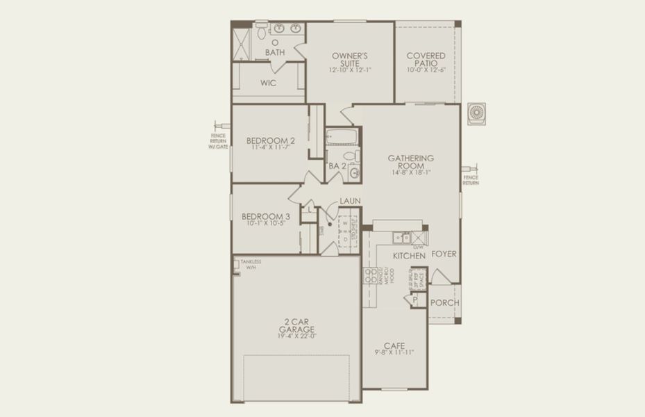 2D floor plan layout of this home in El Rancho Santa Rosa, Maricopa, AZ (Image 3). 2D floor plan layout of this home in El Rancho Santa Rosa, Maricopa, AZ (Image 3).