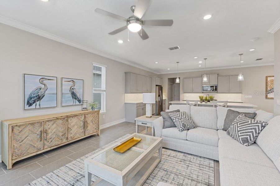 Furnished interior view inside a new home in Ocala Preserve, Ocala (Image 5).