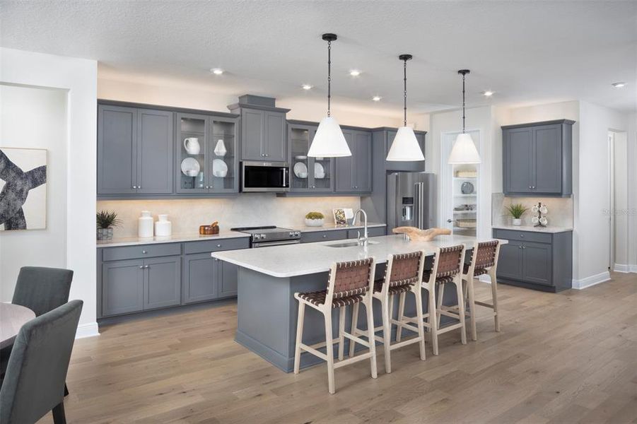 Furnished interior view inside a new home in Brightmore at Wellen Park, Venice (Image 7).