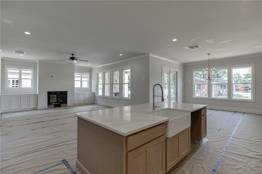 In-progress construction of a new home in , Buford, GA (Image 32).