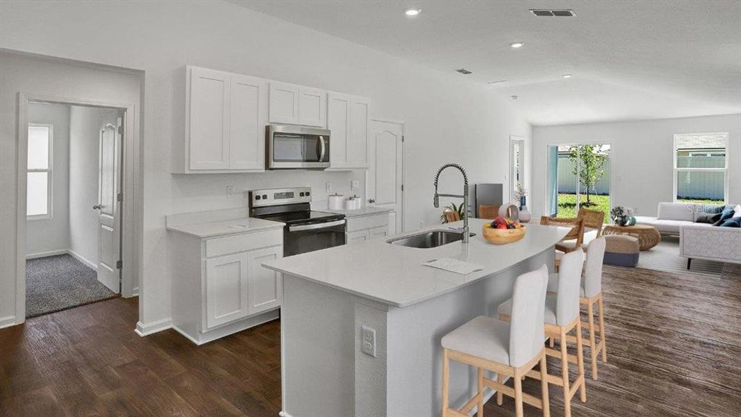Furnished interior view inside a new home in Grand Reserve, Bunnell (Image 5).