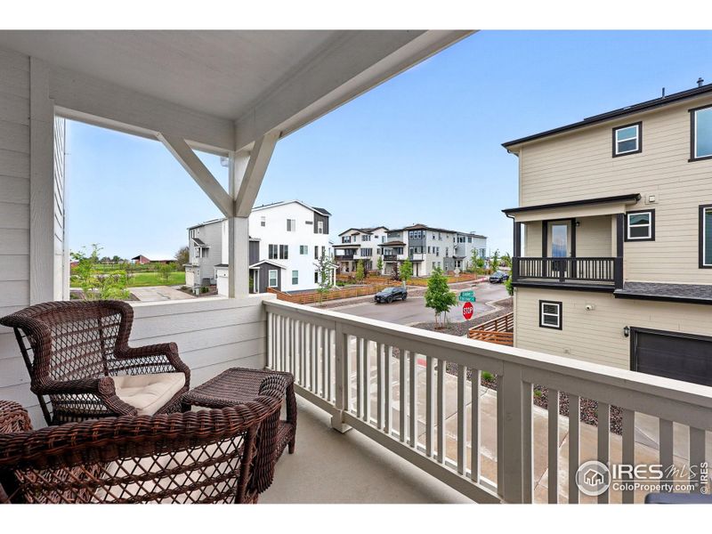 Main Floor Back Balcony