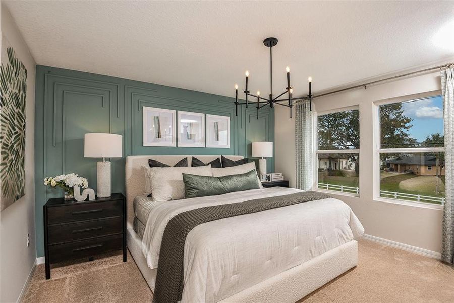 Furnished interior view inside a new home in , Haines City (Image 9).