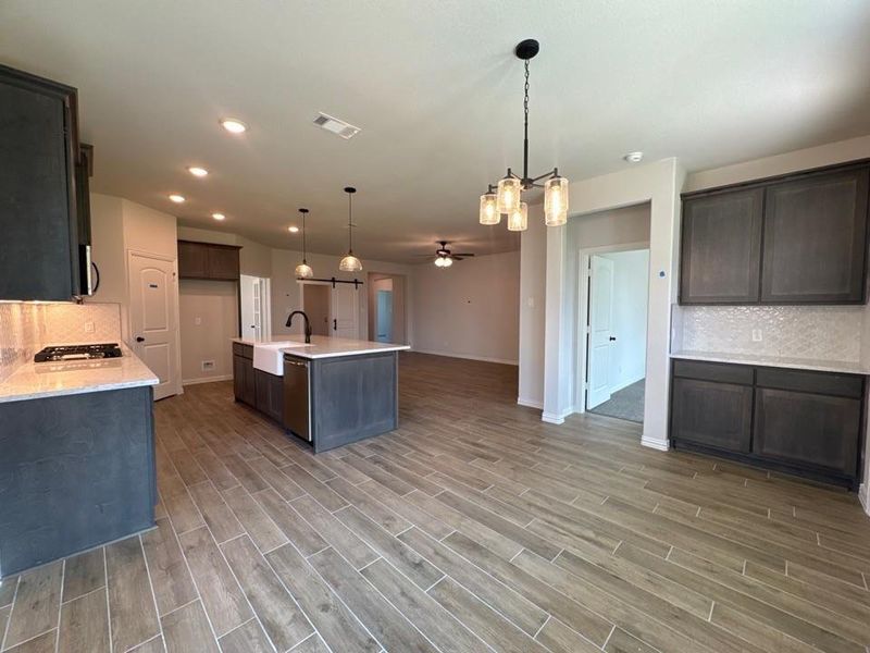 Furnished interior view inside a new home in Cedar Ridge Estates, Anna (Image 8). Furnished interior view inside a new home in Cedar Ridge Estates, Anna (Image 8).