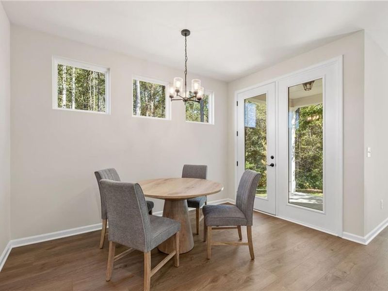 Furnished interior view inside a new home in Kelly Preserve, Loganville (Image 13).