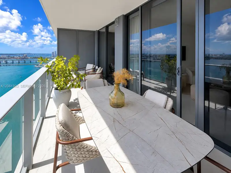 Exterior details and patio area of a home in , Miami (Image 1). Exterior details and patio area of a home in , Miami (Image 1).