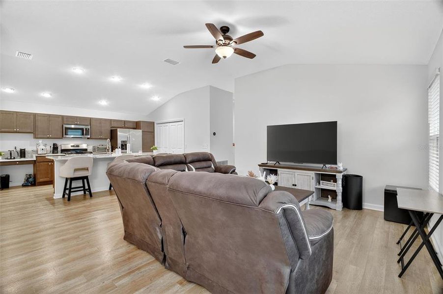 Furnished interior view inside a new home in , The Villages (Image 3). Furnished interior view inside a new home in , The Villages (Image 3).