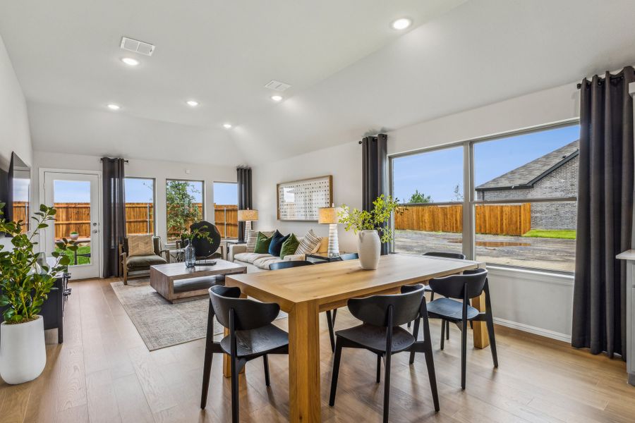 Dining Room in the Turquoise home plan by Trophy Signature Homes – REPRESENTATIVE PHOTO