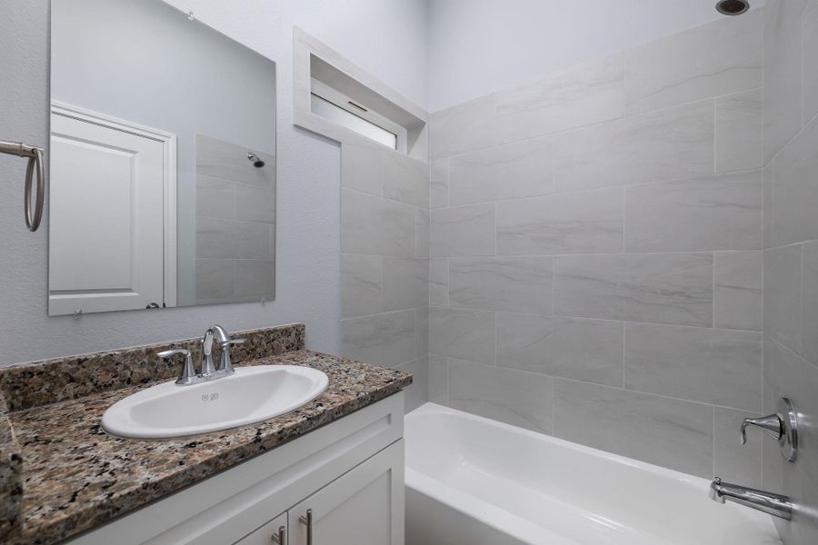 Furnished interior view inside a new home in , Spring (Image 7). Furnished interior view inside a new home in , Spring (Image 7).