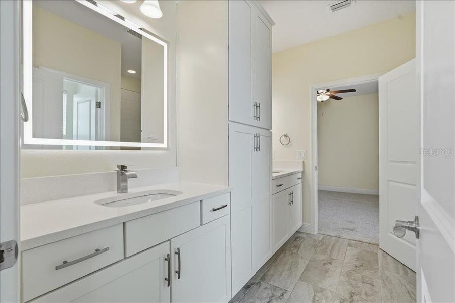 Furnished interior view inside a new home in , San Antonio (Image 38).
