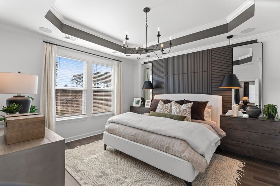 Representative furnished interior of a home built from the The Redbud by Chesapeake Homes in Coastal Club of the Carolinas, Calabash (Image 16).